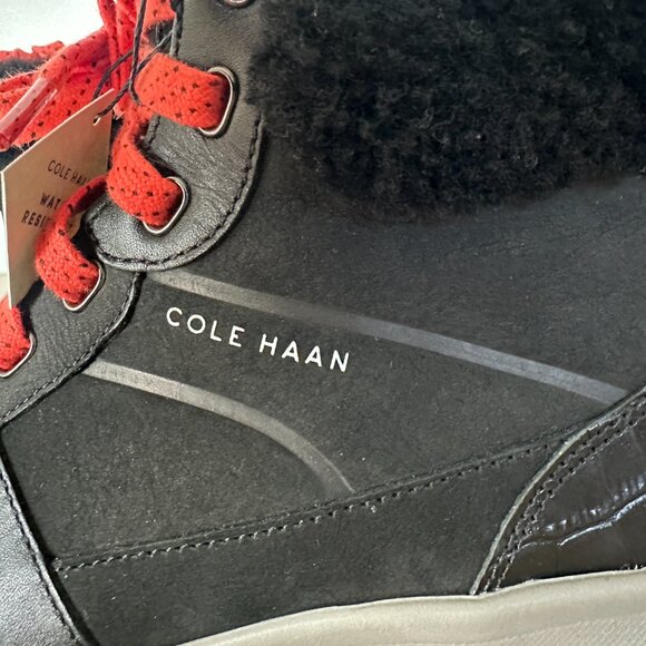 Cole Haan ZERØGRAND Flex Sneaker Boot Women’s 8B Black Water Resistant NWT - Picture 9 of 11